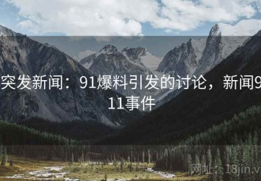 突发新闻：91爆料引发的讨论，新闻911事件