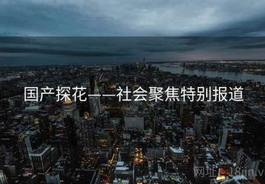 国产探花——社会聚焦特别报道