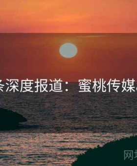 头条深度报道：蜜桃传媒app
