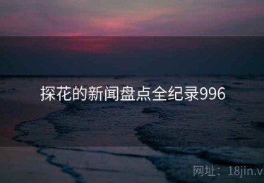 探花的新闻盘点全纪录996